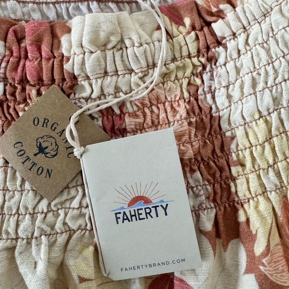 Faherty Ramona Dress in Warm Jicaro Island Print Size Large NWT - Picture 14 of 14